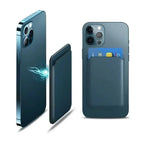 Magsafe Magnetic Leather Wallet Case For iPhone