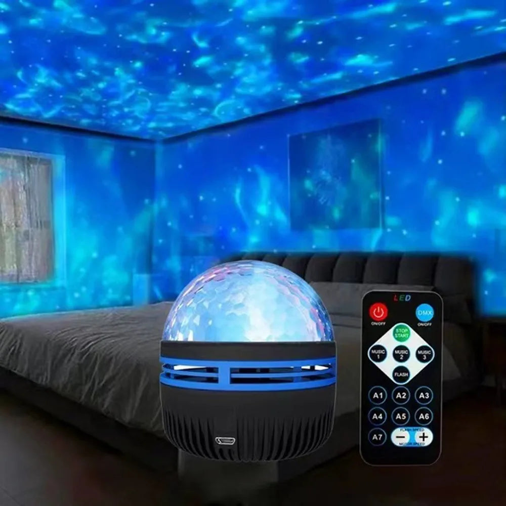 USB Galaxy Projector Aurora 5V Night Light