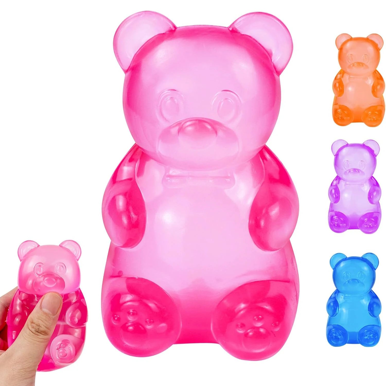 Little Bear Squeeze Stress Ball with Sound – Slow-Rebound Fidget Toy