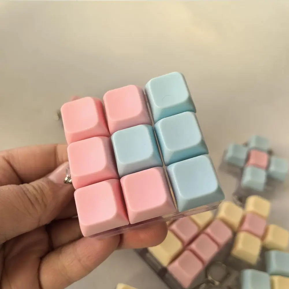 Mini Mechanical Keyboard Fidget Toy | Stress Relief Keychain | 1, 4, 5 & 9 Key Styles