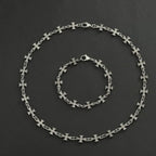 Punk Chain with Cross Necklace