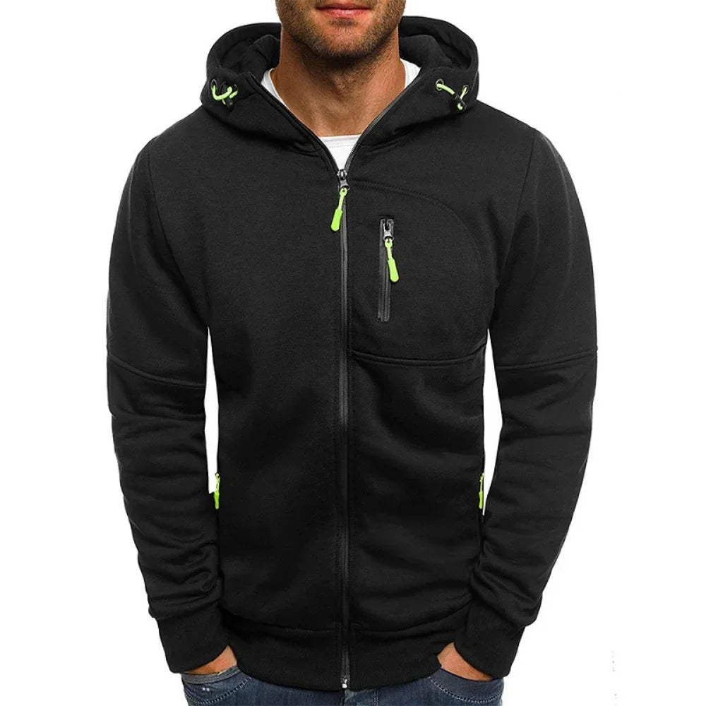 Men's Slim Fit Zip Hoodie