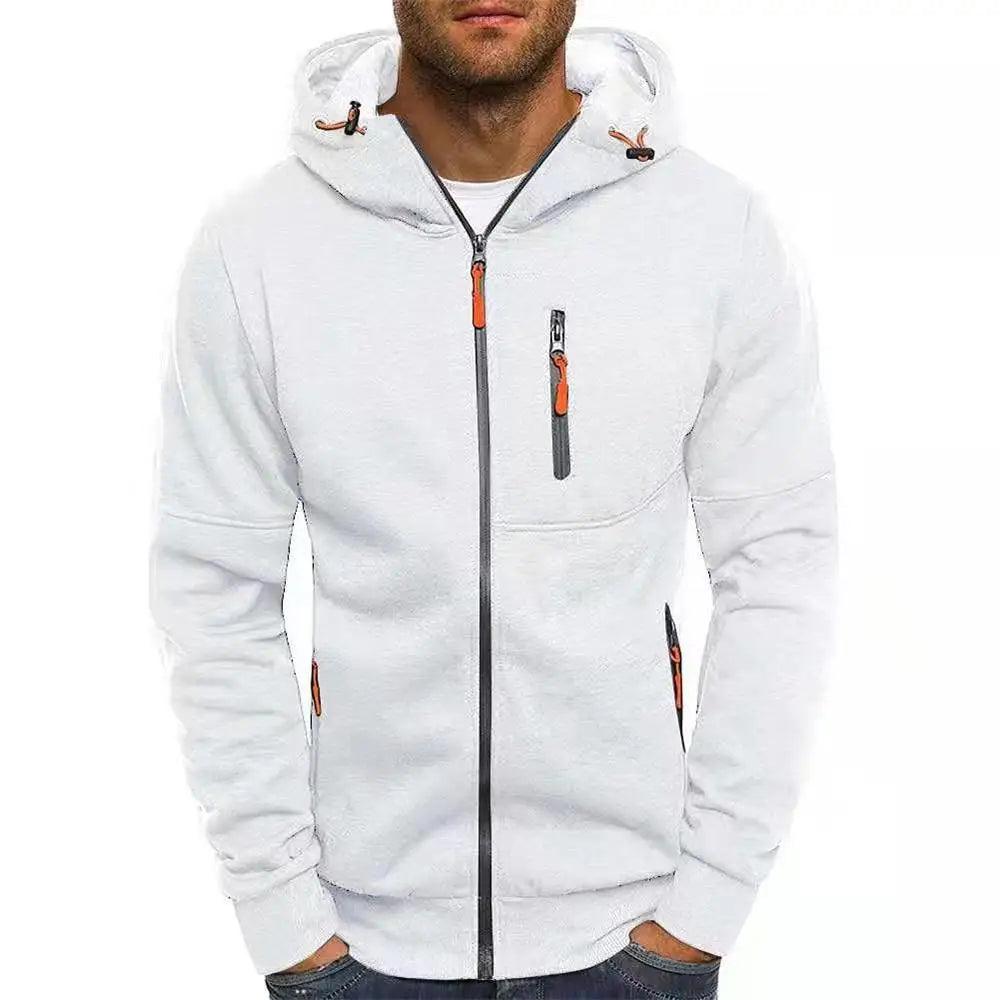 Men's Slim Fit Zip Hoodie