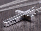 100% Solid S925 Sterling Silver Cross Pendant