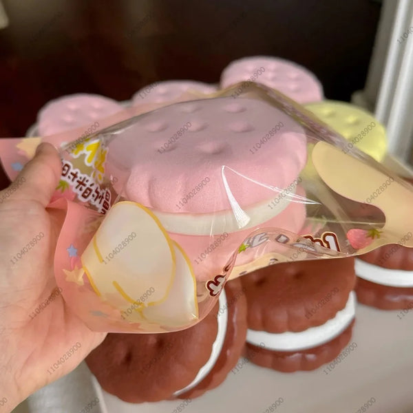 Realistic Mousse Cake Squishy Toy – Slow-Rising Stress Reliever