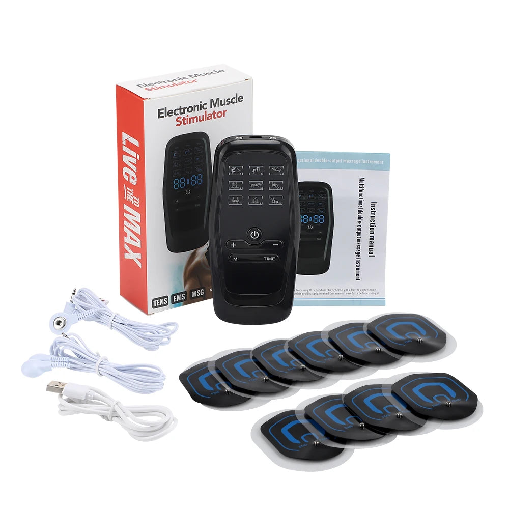 EMS Acupuncture Body Massage Stimulator