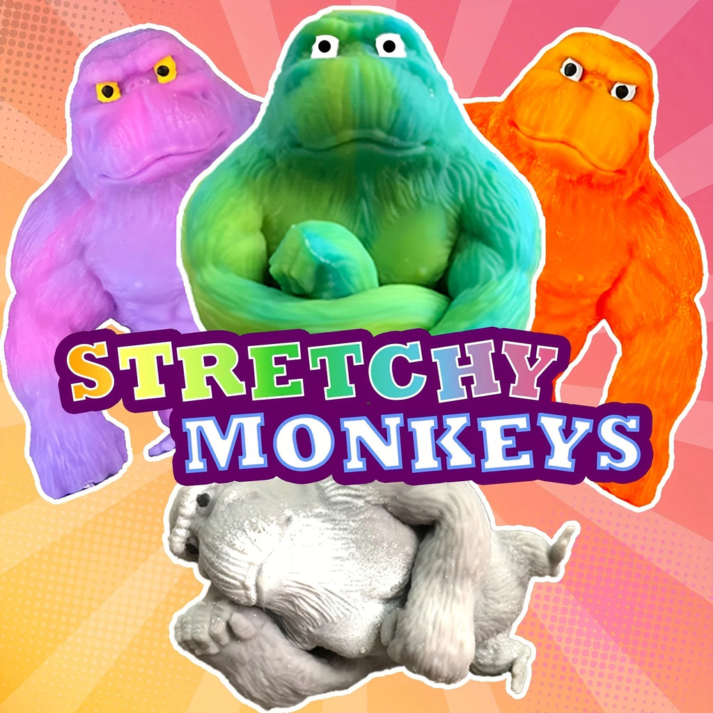 Stretchy Gorilla Monkey Fidget Toy – Squishy Stress & Anxiety Relief