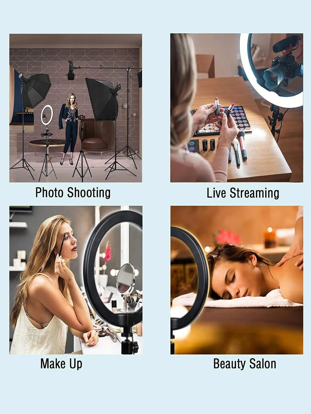 26cm Ring Light with Tripod Stand | Perfect Lighting for Selfies, Reels & Video Calls