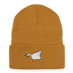 Big Goose Embroidered Knitted Beanie — Unisex Winter Hat | 17 Colors