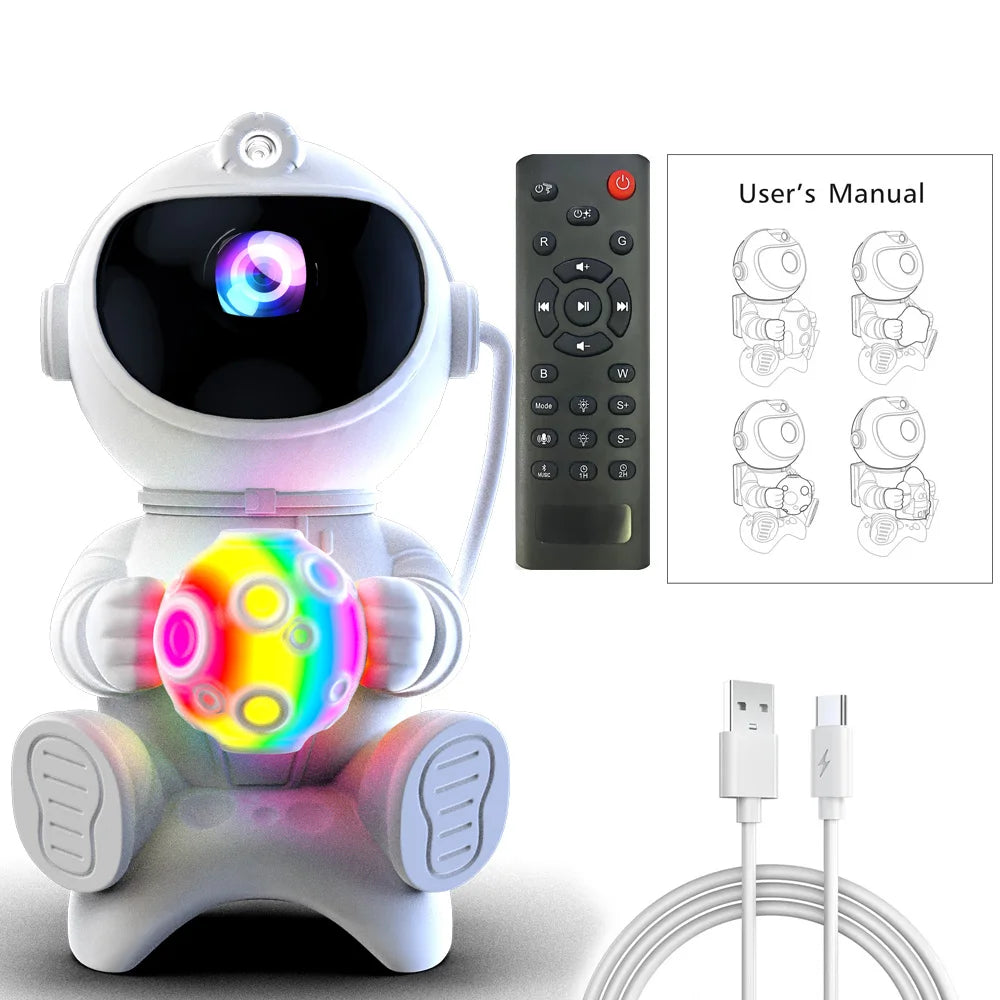 Astronaut Star Projector with Bluetooth Speaker