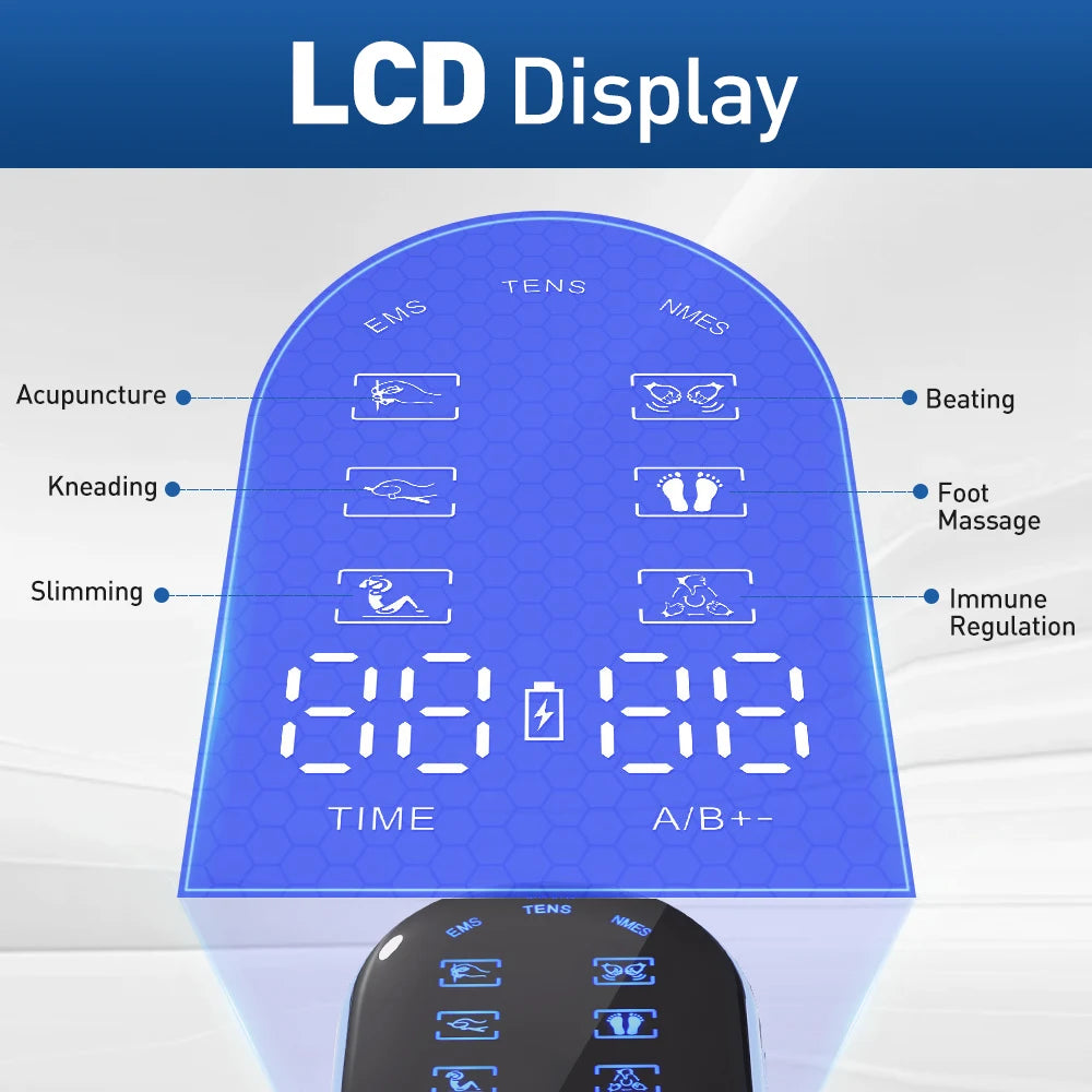 EMS Acupuncture Body Massage Stimulator