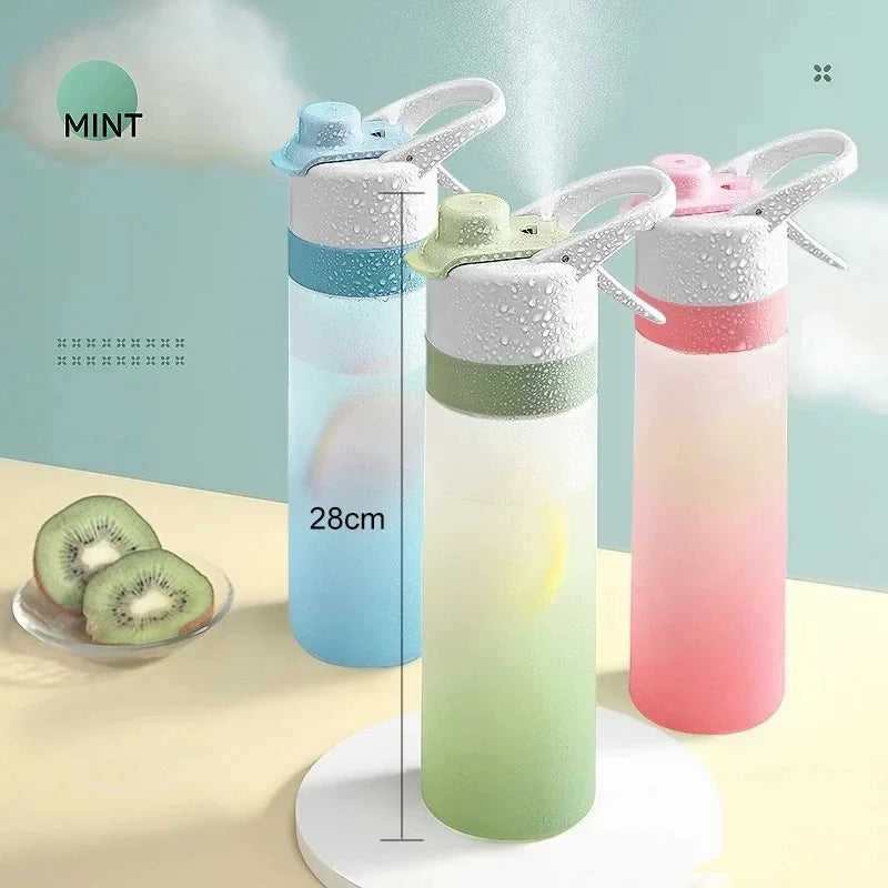 650ml Spray Water Bottle — Cool Mist & Sip, BPA-Free | Gym, Cycling & Outdoor
