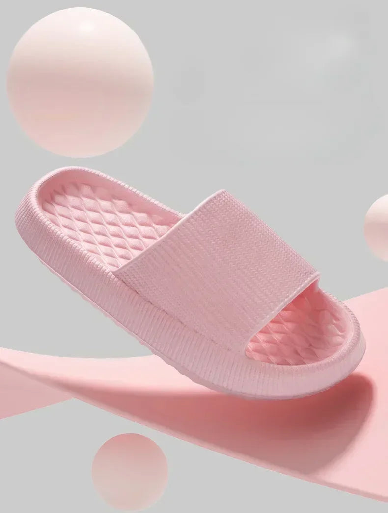 Women's Pillow Cloud Platform Slides — Thick Sole EVA Sandals