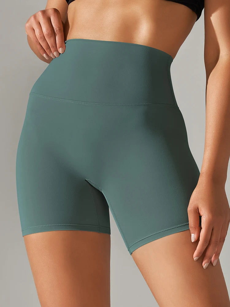 Women's High-Waist Yoga Shorts | Squat-Proof & Quick-Dry