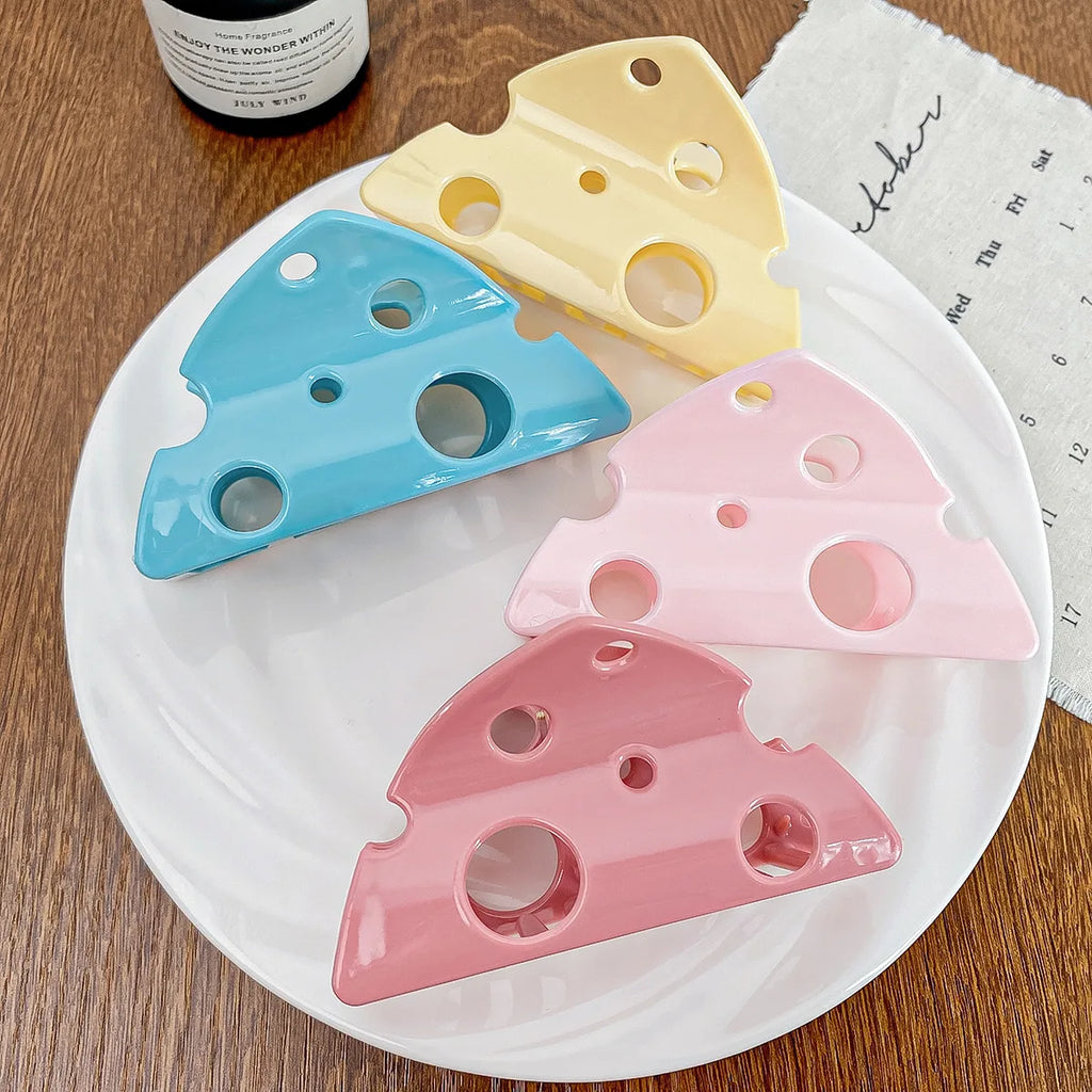 Women's Claw Hair Clips Cute Cheese Hair Accessories