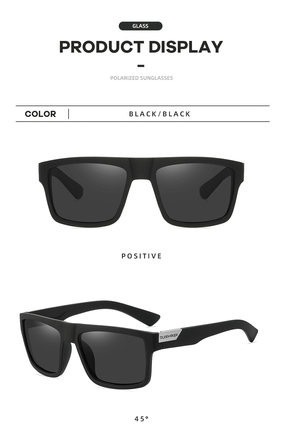 Polarized Sport Sunglasses – Anti-Glare UV400 Sport Shades for Men & Women