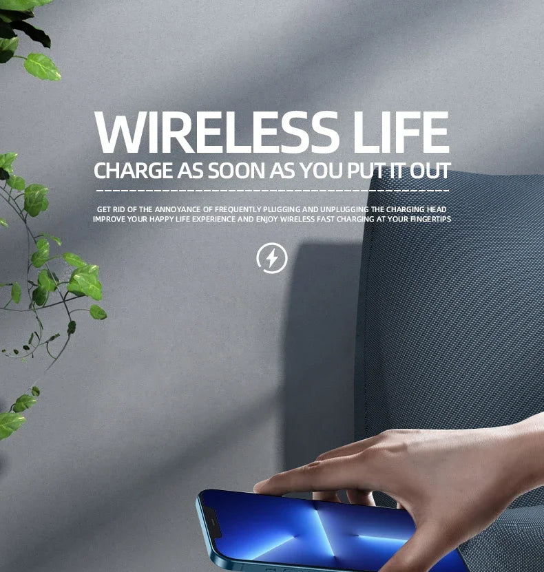 5-in-1 Wireless Charging Alarm Clock