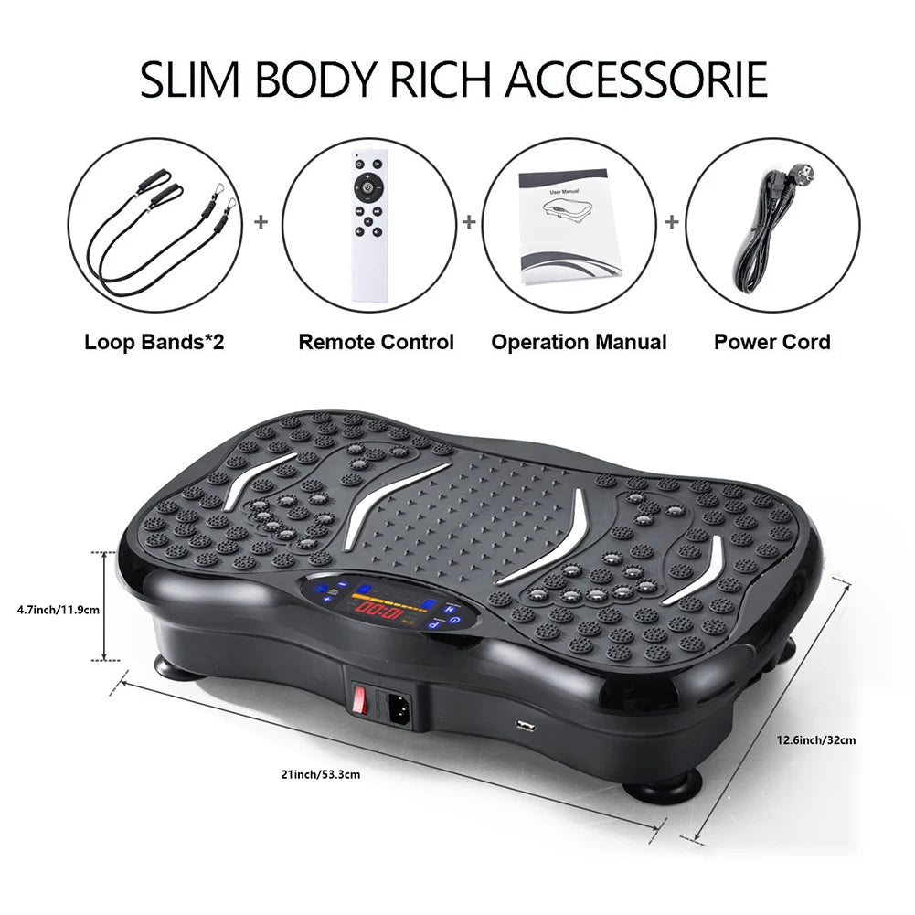Vibration Plate Exercise Machine Adjustable Speed