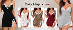 Lingerie for Women Sexy Night Gowns Lace Trim Sleep Dress V Neck Babydoll Chemise Dress Side Split Nighty