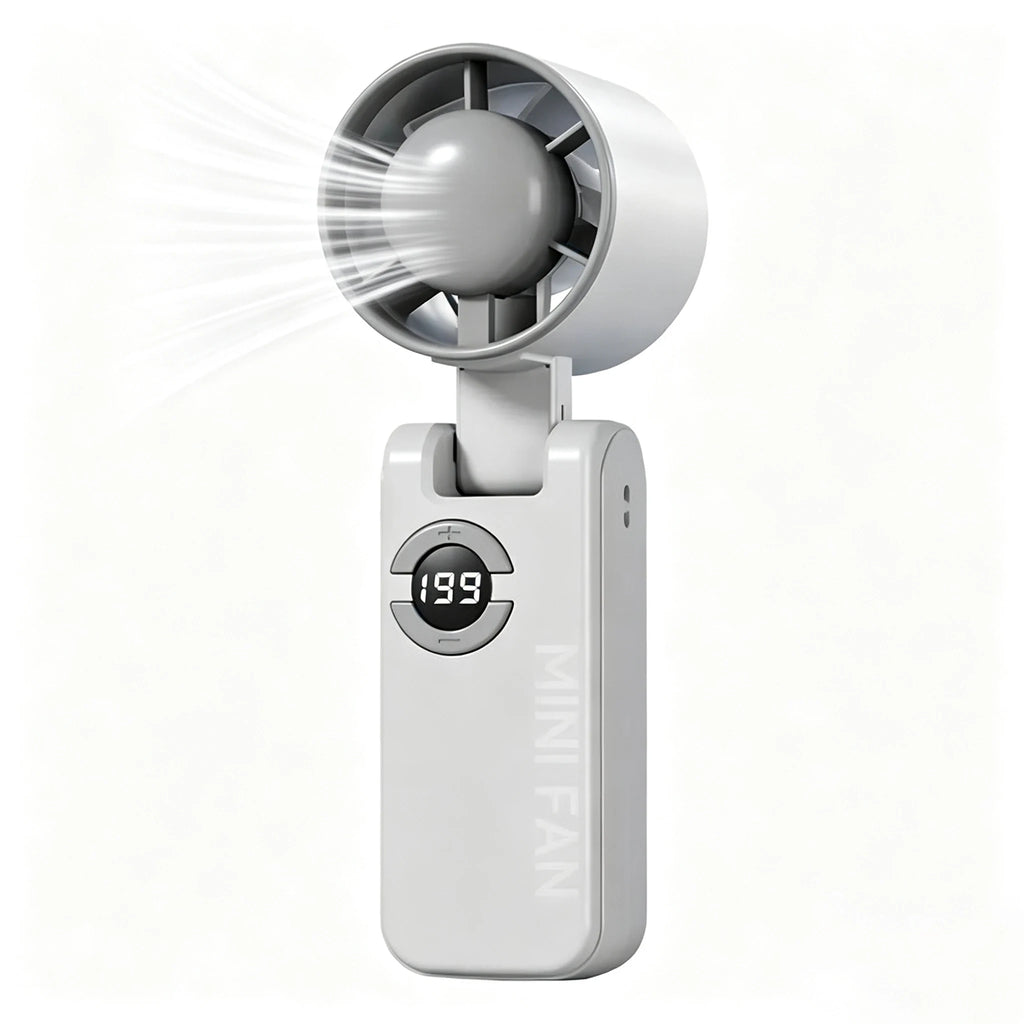 Mini Bladeless Handheld Fan | 120 Wind Speeds | USB Rechargeable Eyelash Fan