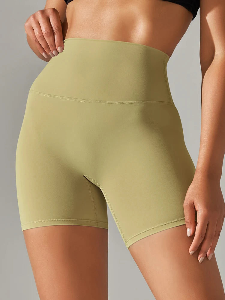 Women's High-Waist Yoga Shorts | Squat-Proof & Quick-Dry