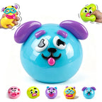 NEW Squishy Dog Face Toy — Slow Rise Stress Relief Squeeze Ball