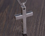 100% Solid S925 Sterling Silver Cross Pendant