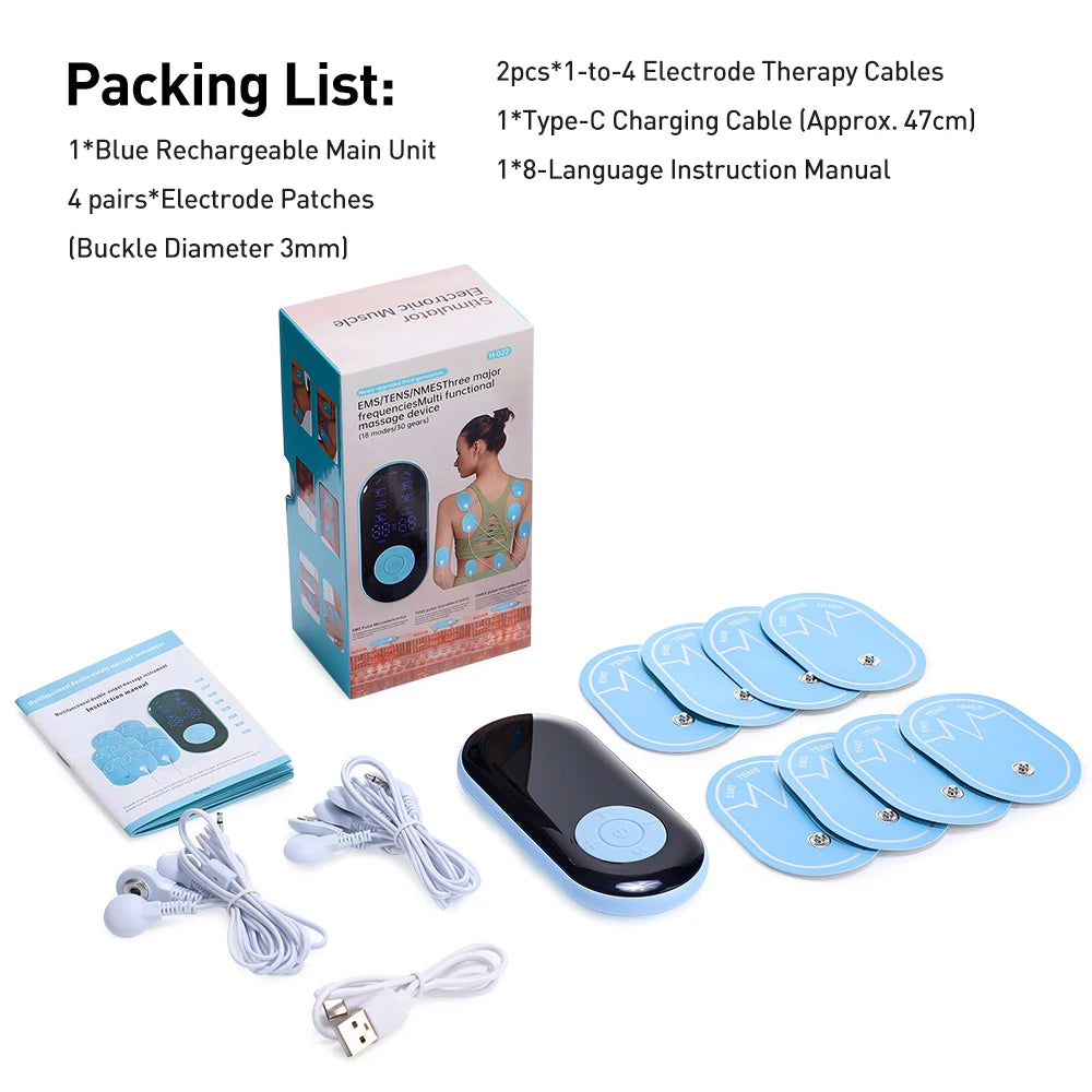 EMS Acupuncture Body Massage Stimulator