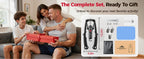 2-in-1 Hydraulic Arm Trainer & Ab Roller — 15-Level Adjustable Resistance, Full-Body Home Gym Kit