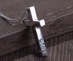 100% Solid S925 Sterling Silver Cross Pendant