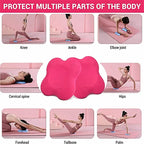 Extra-Thick Yoga Knee Pads (Set of 2) — Cushioned Support for Knees, Elbows & Wrists