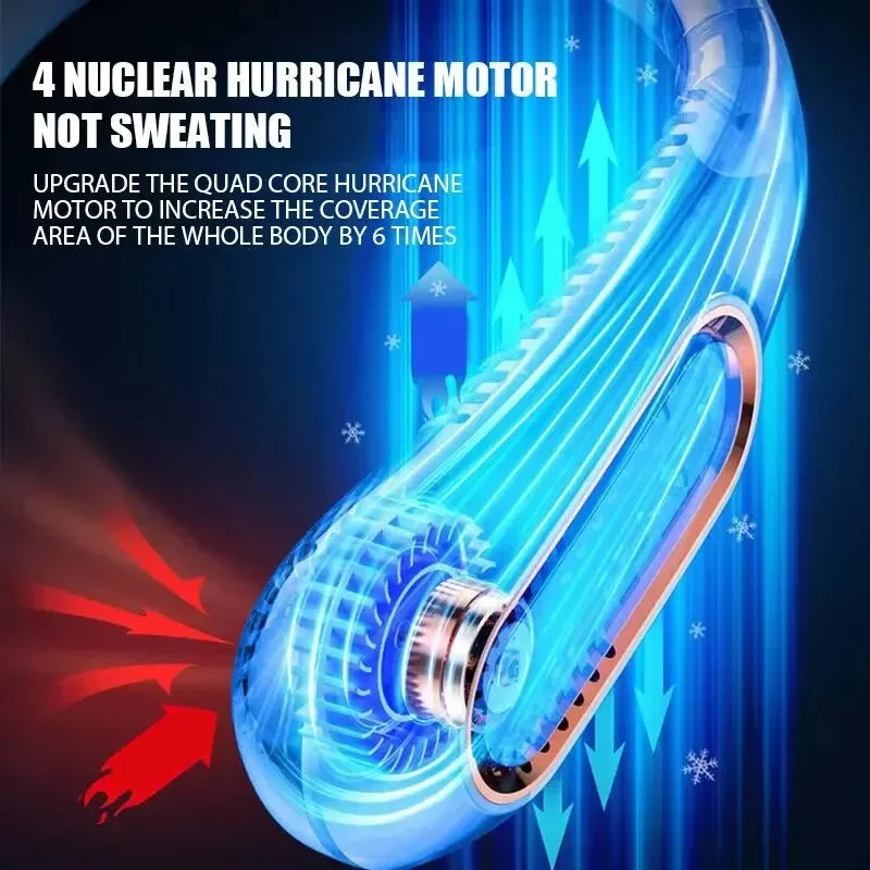 Hanging Neck Fan Digital Display