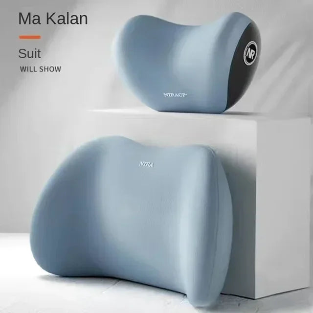 Ergonomic Memory Foam Car Seat & Lumbar Cushion Set