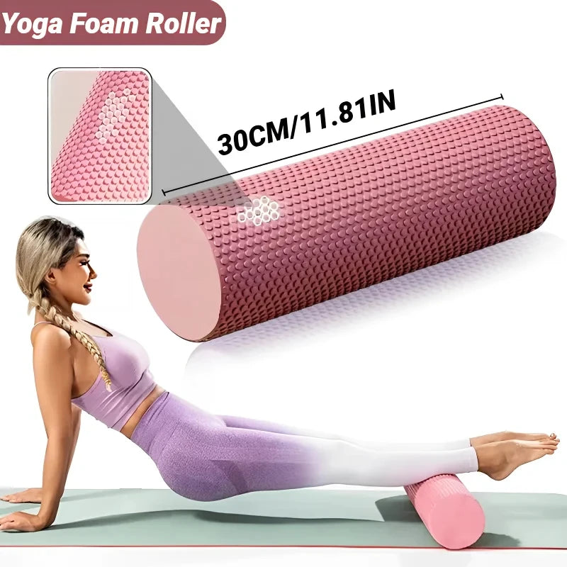 Hexagonal EVA Foam Roller for Pilates & Home Workouts