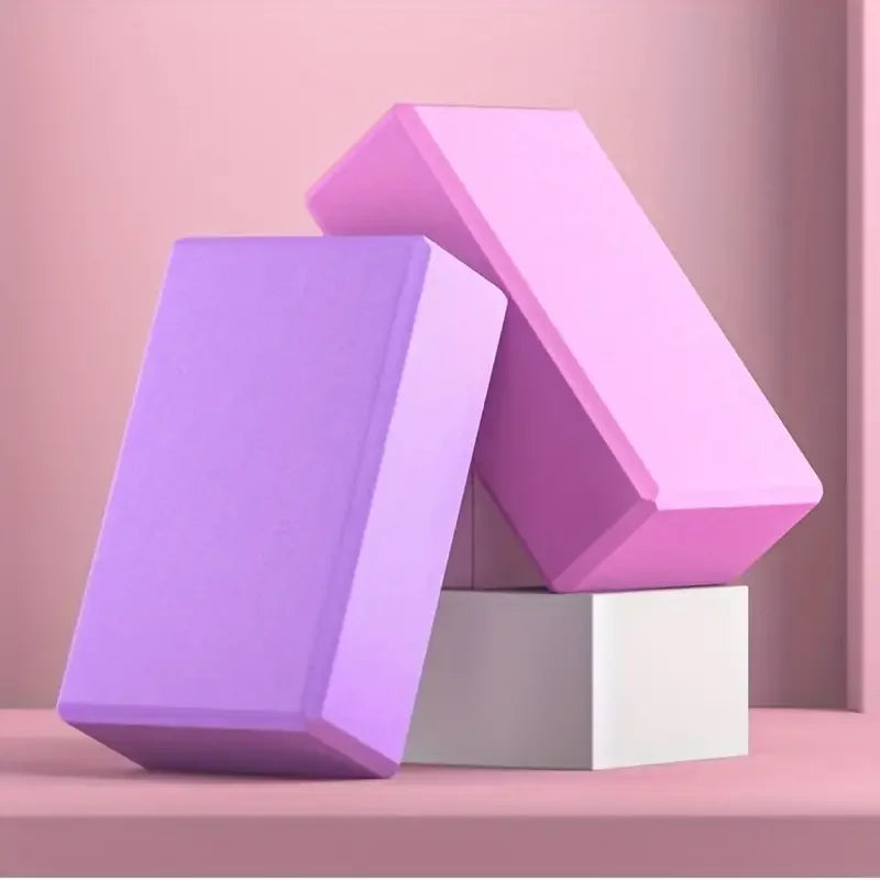 EVA Foam Yoga Blocks – Pilates & Stretching Support Bricks