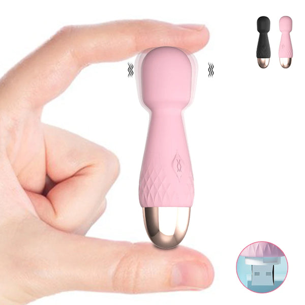 Mini AV Wand Vibrator for Women – G-Spot & Clitoral Stimulator