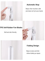 Pocket Fan with Power Bank – USB Rechargeable, Foldable & Ultra-Portable