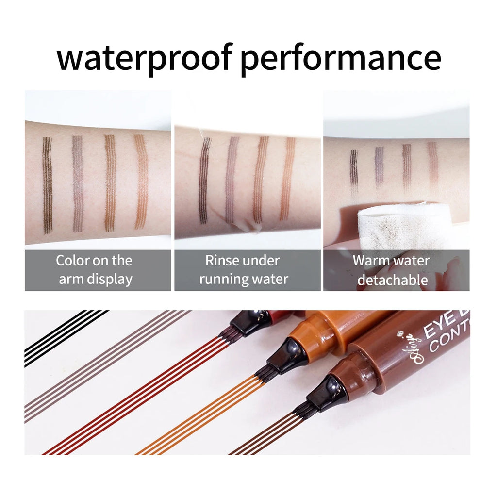 Four-Pronged Eyebrow Pencil