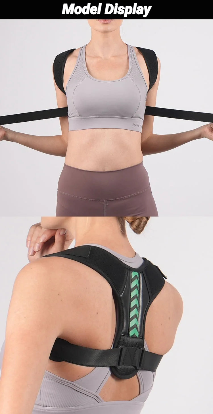 Adjustable Posture Corrector – Breathable Shoulder Support