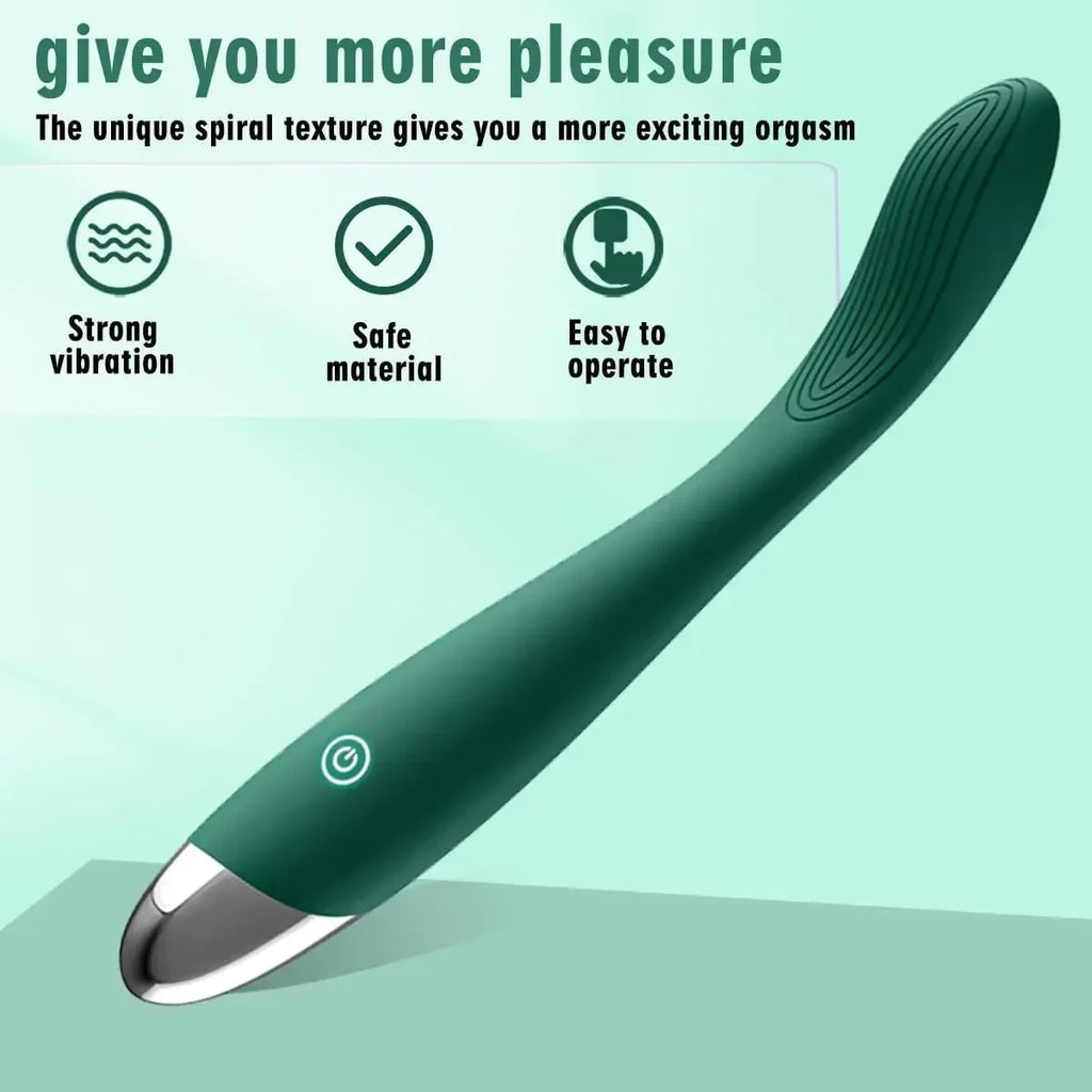 Clitoral & G-Spot Vibrator Wand | 10 Modes | USB Rechargeable