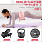 Hip Thrust Belt — Thick & Wide Comfort Belt for Dumbbells, Kettlebells & Plates
