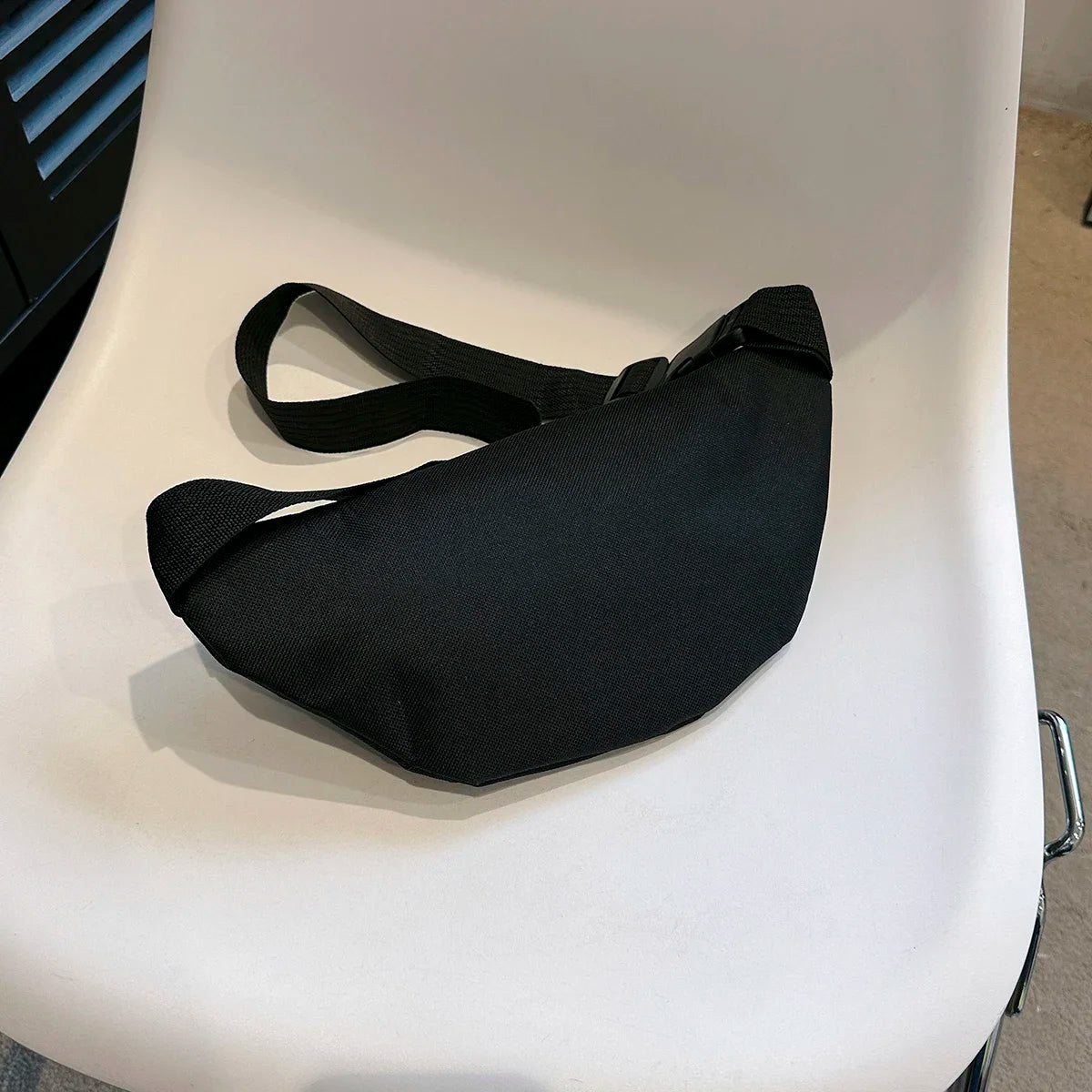 Nylon Fanny Pack — Crossbody, Chest & Waist Bag for Travel, Running & Festivals