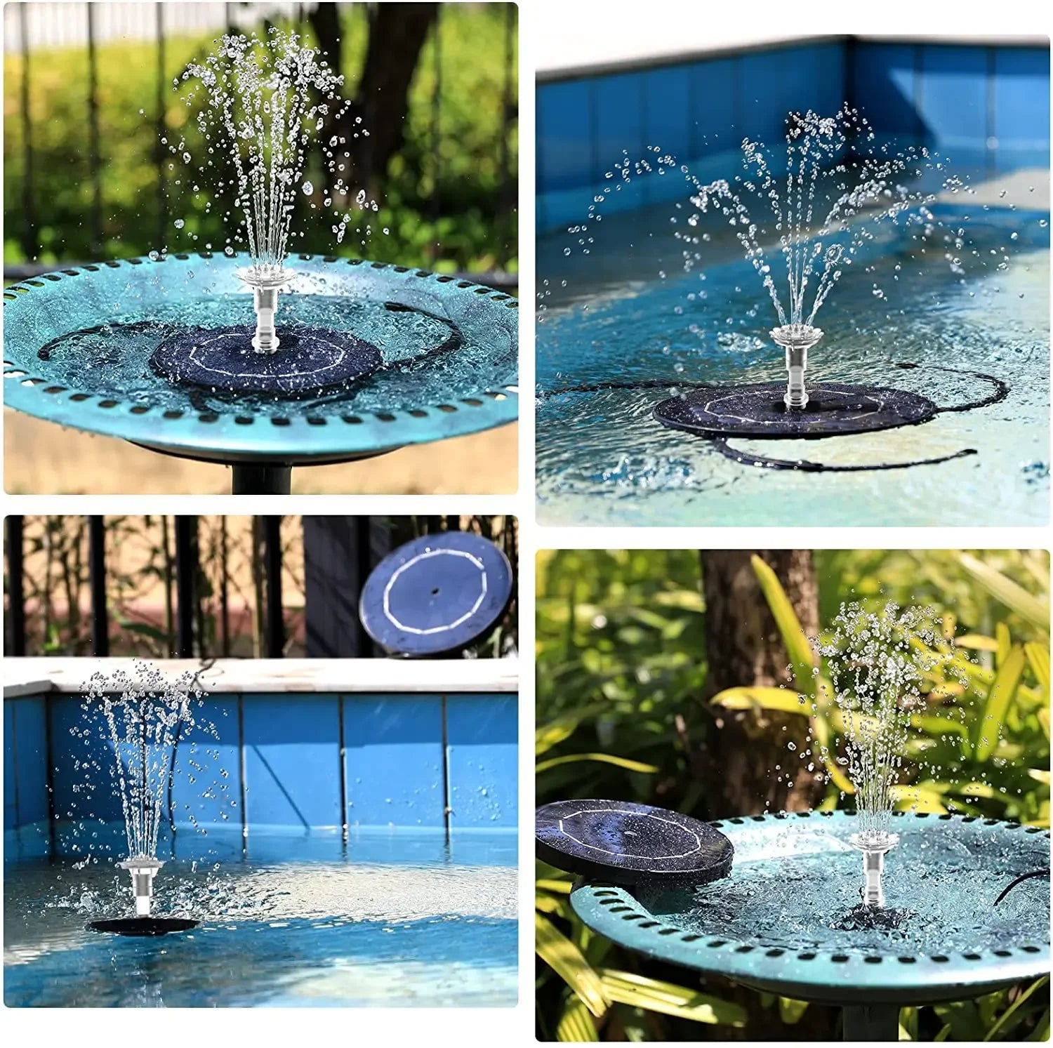 Solar Powered Floating Fountain Pump