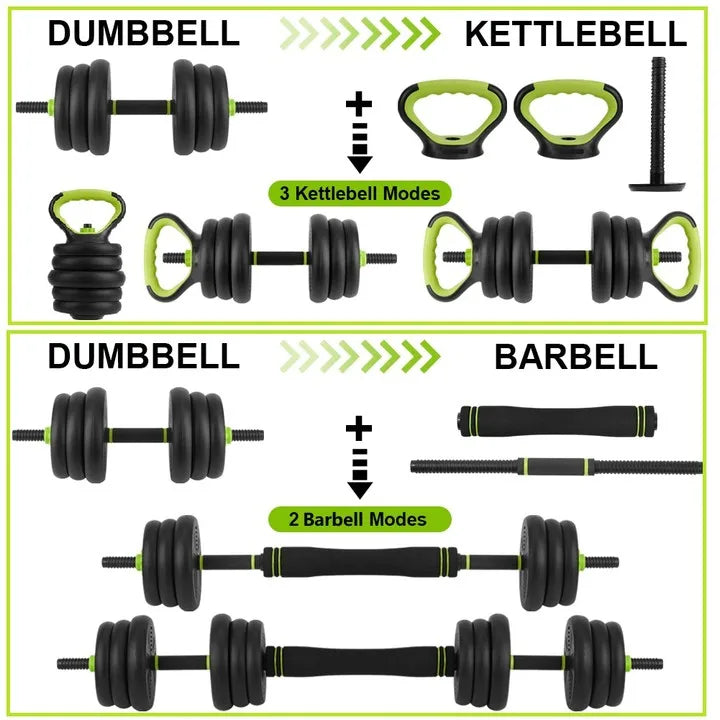 Adjustable Dumbbell Set 4-in-1 – 44/66/88 lbs Home Gym Weight System
