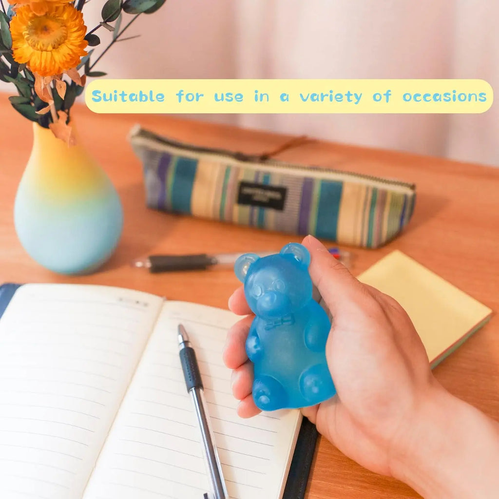 Little Bear Squeeze Stress Ball with Sound – Slow-Rebound Fidget Toy