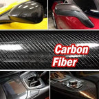 Gloss Black Carbon Fiber Vinyl Wrap