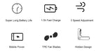 Pocket Fan with Power Bank – USB Rechargeable, Foldable & Ultra-Portable