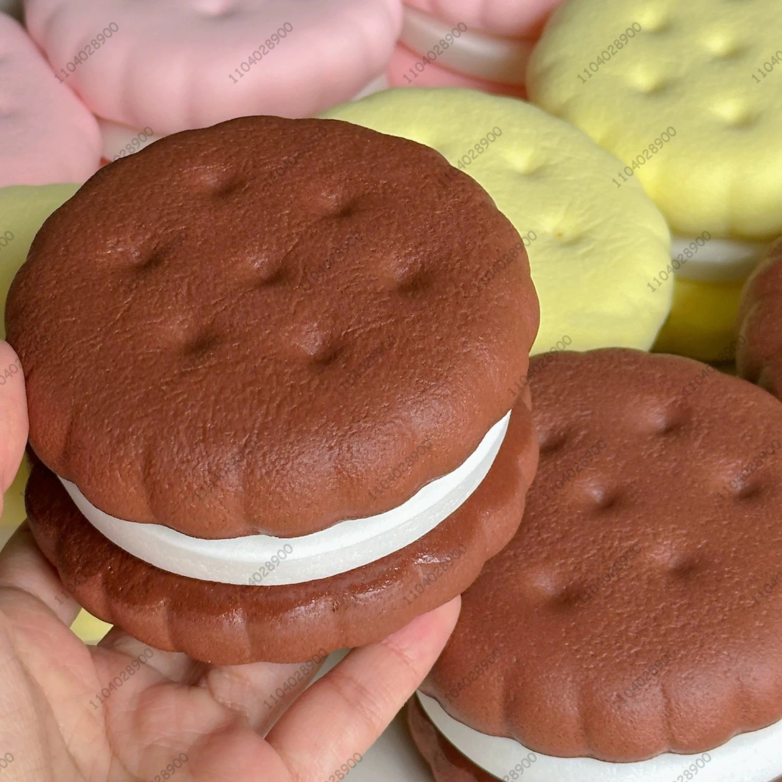 Realistic Mousse Cake Squishy Toy – Slow-Rising Stress Reliever