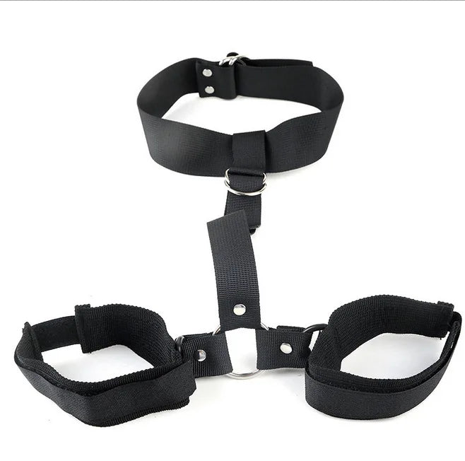 Soft Restraint Cuffs Set | Adjustable Handcuffs & Ankle Cuffs | BDSM Bondage Kit