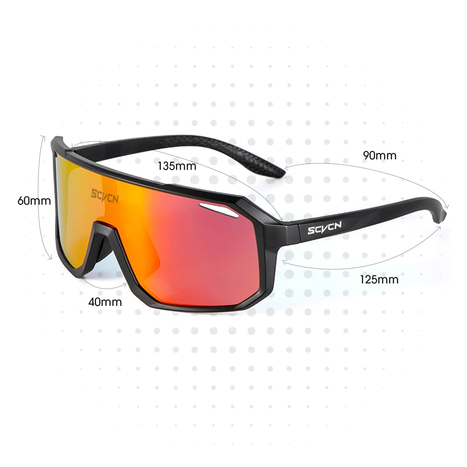 Photochromic Cycling Sunglasses — UV400 Protection, TR-90 Frame, Unisex Sports Eyewear